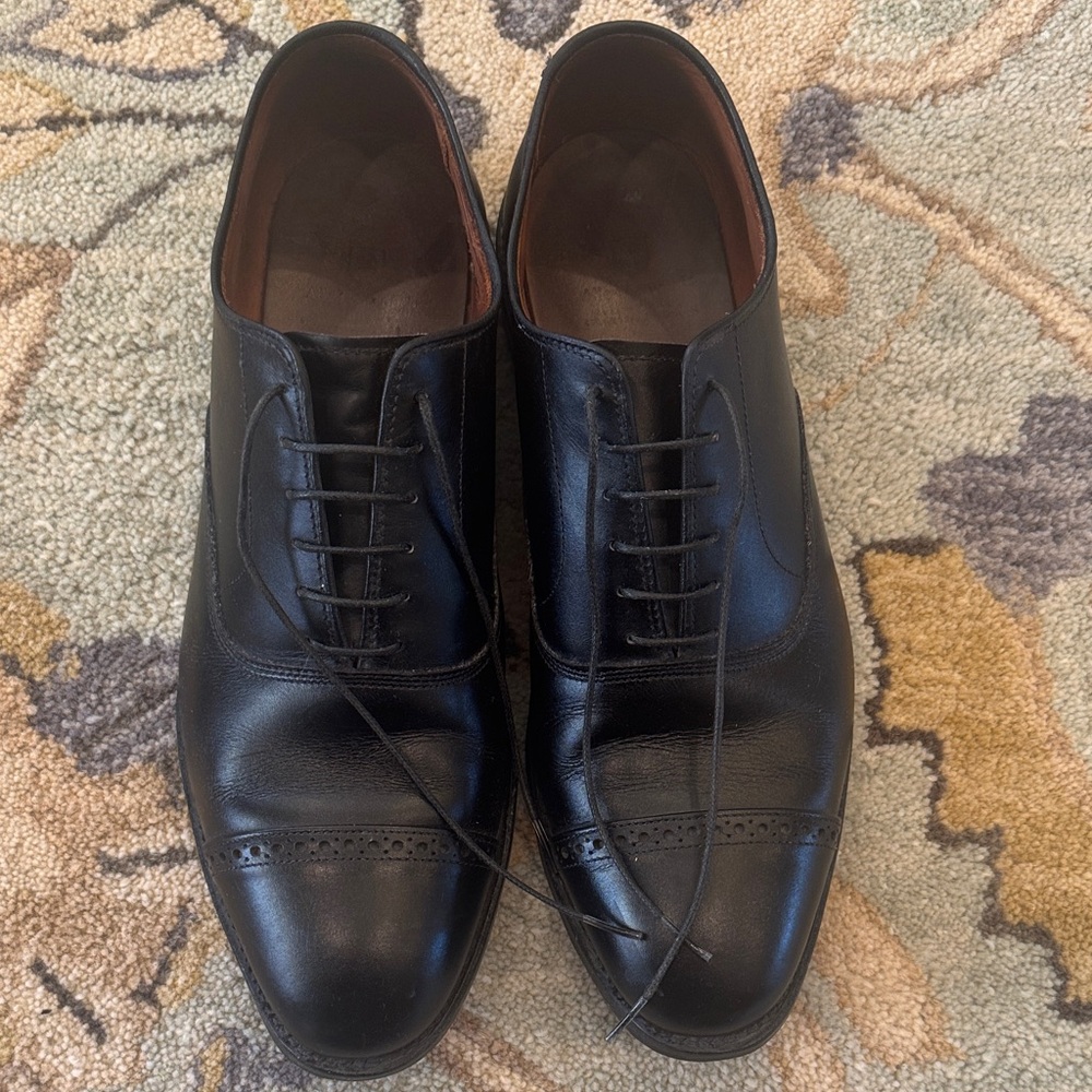 Allen Edmonds Black Leather Oxfords